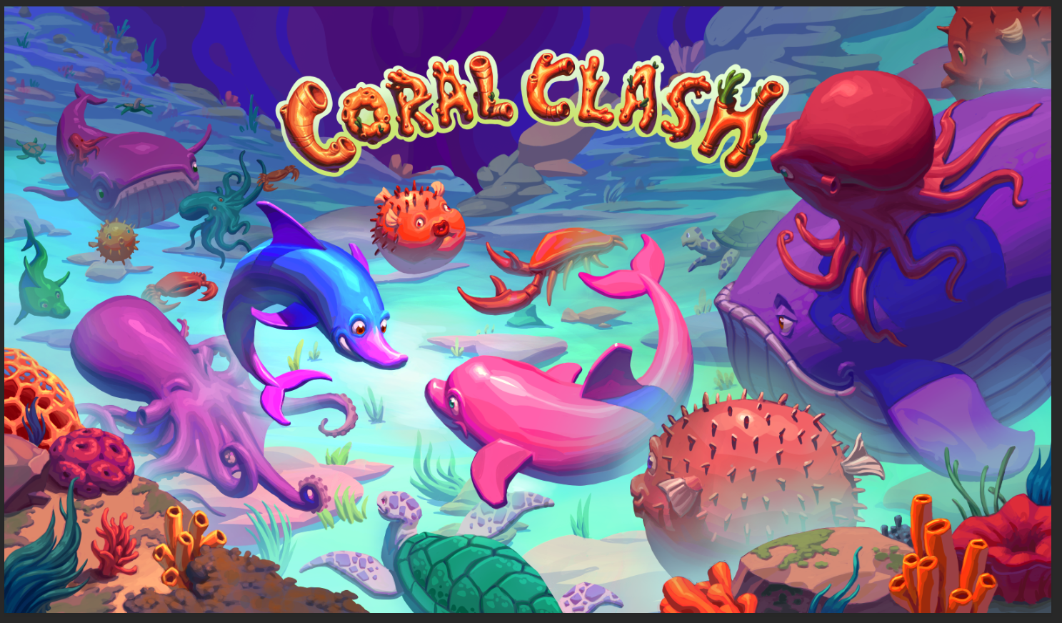 Coral Clash Game Board